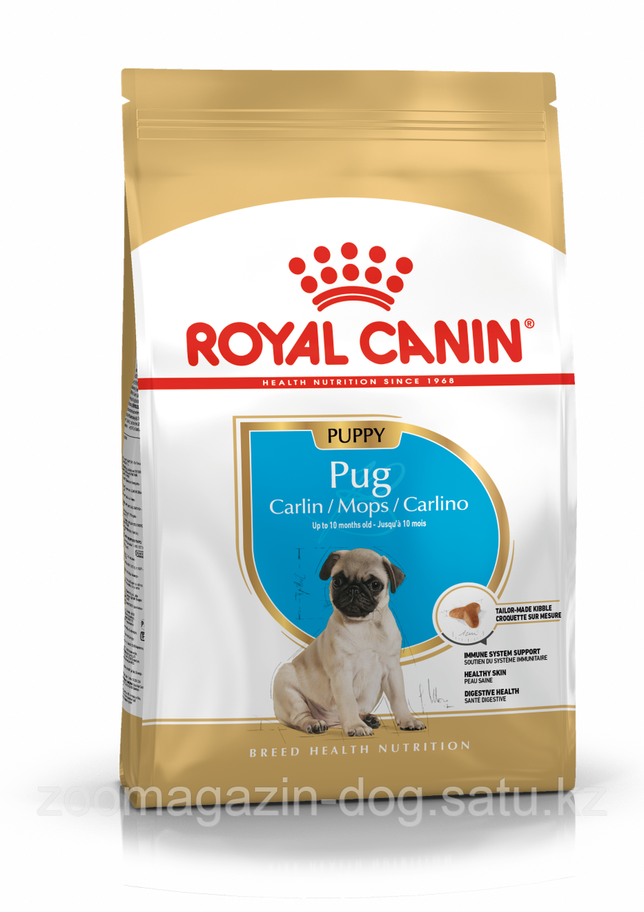 Royal Canin PUG PUPPY для щенков породы мопс, 1.5кг