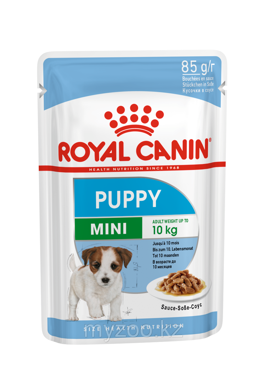 Royal Canin MINI PUPPY для щенков мелких пород в соусе, 1*85гр