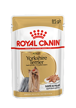 Royal Canin YORKSHIRE TERRIER ADULT паштет для собак породы йоркширский терьер, 1*85гр