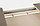 Стол раздвижной Сидней опал серый, выбеленный дуб, сатин 120(165)х75х80 см, фото 5
