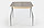 Стол раздвижной Сидней опал серый, выбеленный дуб, сатин 120(165)х75х80 см, фото 4