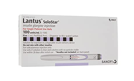 Лантус СолоСтар (Lantus SoloStar) Инсулин гларгин (insulin glargine) 100 мг