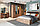 Кровать с подъёмным механизмом Ника-люкс 160х200 см, дуб табачный крафт, коричневый, фото 3