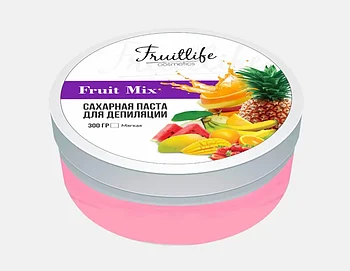 Цветная сахарная паста Fruit Life - Мягкий фруктовый микс, 300гр
