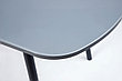 Стол раздвижной Давос Серый, чёрный 120(151)х75х70 см, фото 3