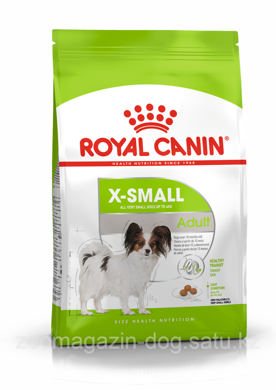 Royal Canin X-SMALL ADULT для взрослых собак мелких пород (до 4 кг),500гр