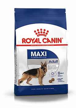 Royal Canin MAXI ADULT для собак крупных пород, 15кг