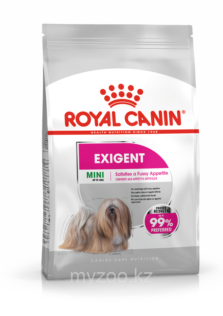 Royal Canin MINI EXIGENT, 1 kg Корм для привередливых собак мелких пород до 10 кг.
