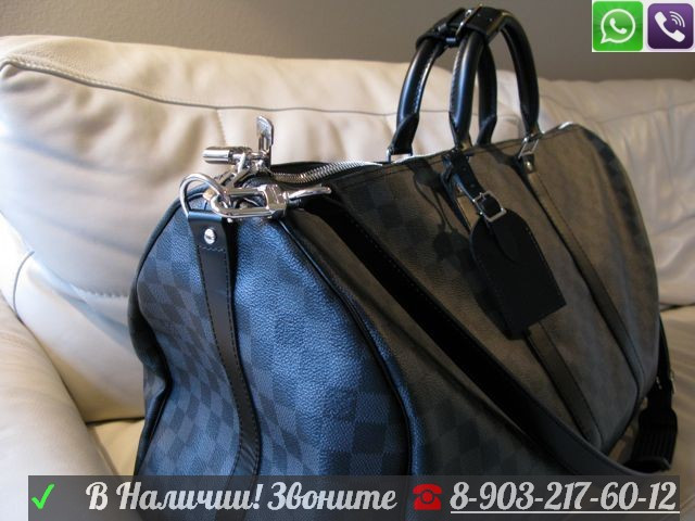 Мужская Louis Vuitton Keepal Graphite Луи Виттон Сумка Дорожная Спорт - фото 1 - id-p99195778