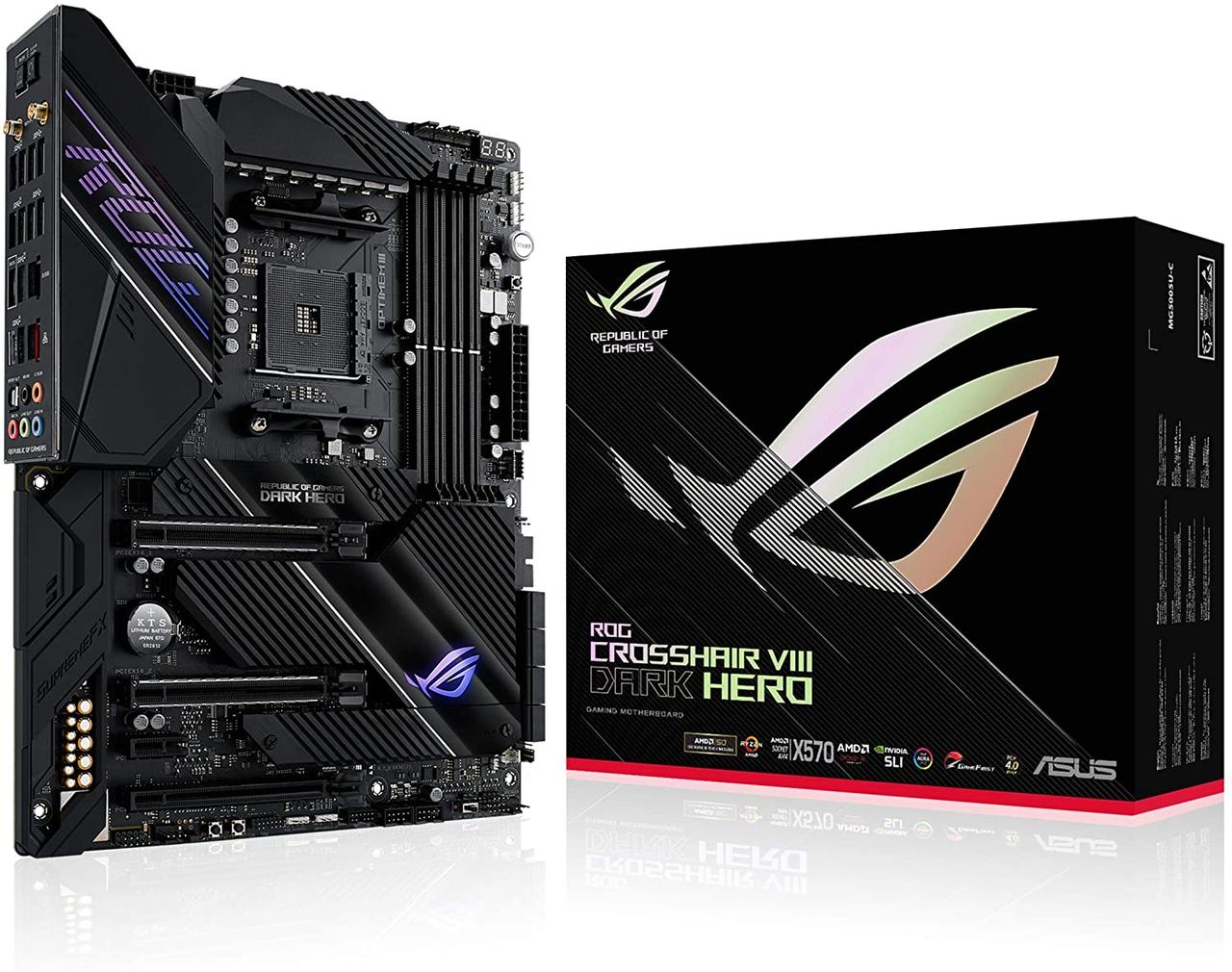 Материнская плата ASUS ROG X570 CROSSHAIR VIII DARK HERO