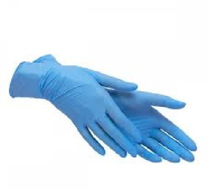 Перчатки нитриловые S.M.L XS. XL. 100шт/упаковка (50 пар) голубые - фото 1 - id-p99334635