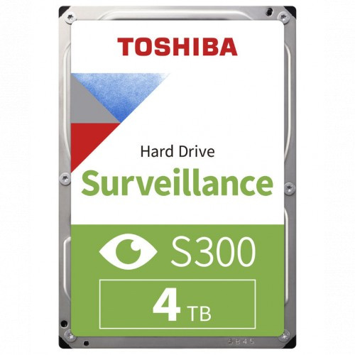 Жесткий диск HDD 4Tb TOSHIBA S300 Surveillance HDWT840UZSVA