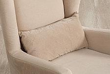 Кресло Людвиг, бежевый,коричневый, фото 3