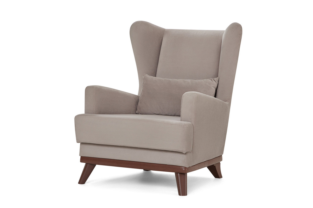 Кресло Людвиг, серый,коричневый - фото 1 - id-p99335498
