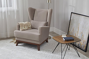 Кресло Людвиг, серый,коричневый, фото 2