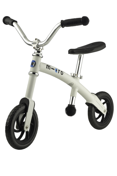 Беговел Micro G-Bike Chopper White - фото 1 - id-p99335632