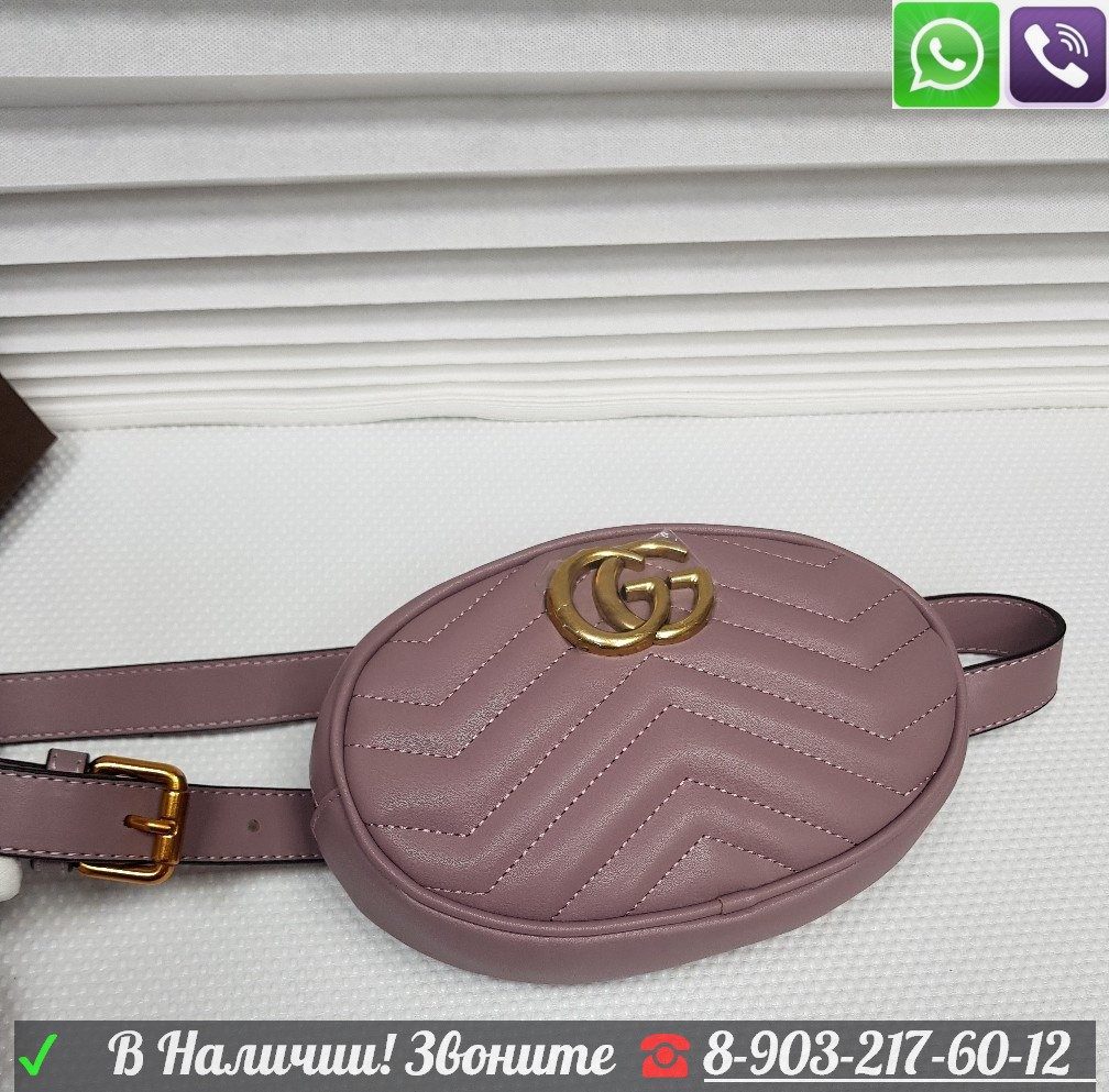 Сумка поясная Gucci Belt Marmont GG Gucci на пояс - фото 8 - id-p99195971