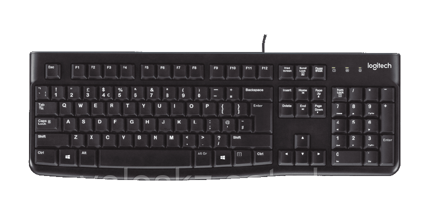 Logitech Клавиатура проводная Logitech K120 ОЕМ 920-002522, фото 2
