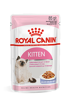 Влажный корм в желе для котят Royal Canin KITTEN IN JELLY 1*85G