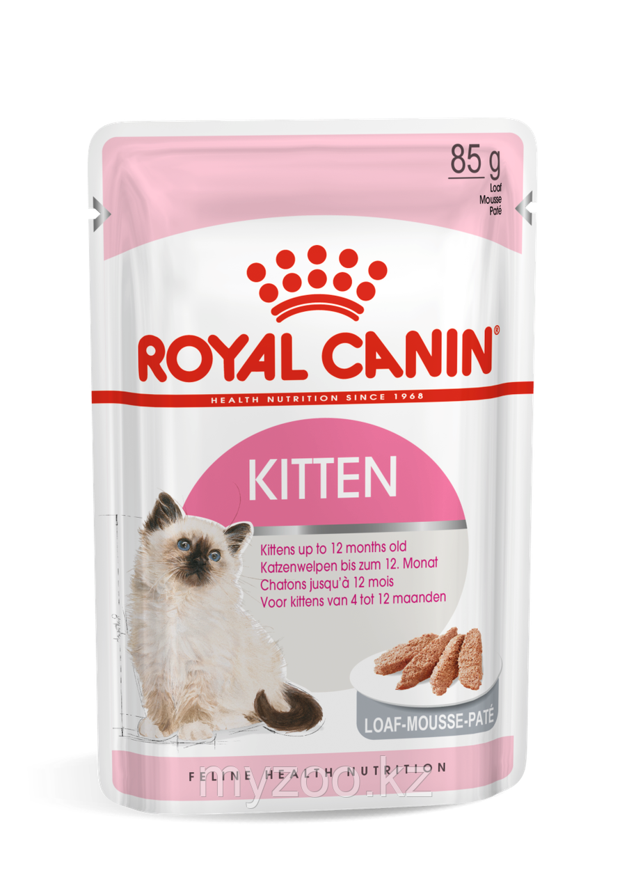 Влажный корм паштет для котят Royal Сanin KITTEN IN LOAF 1*85g