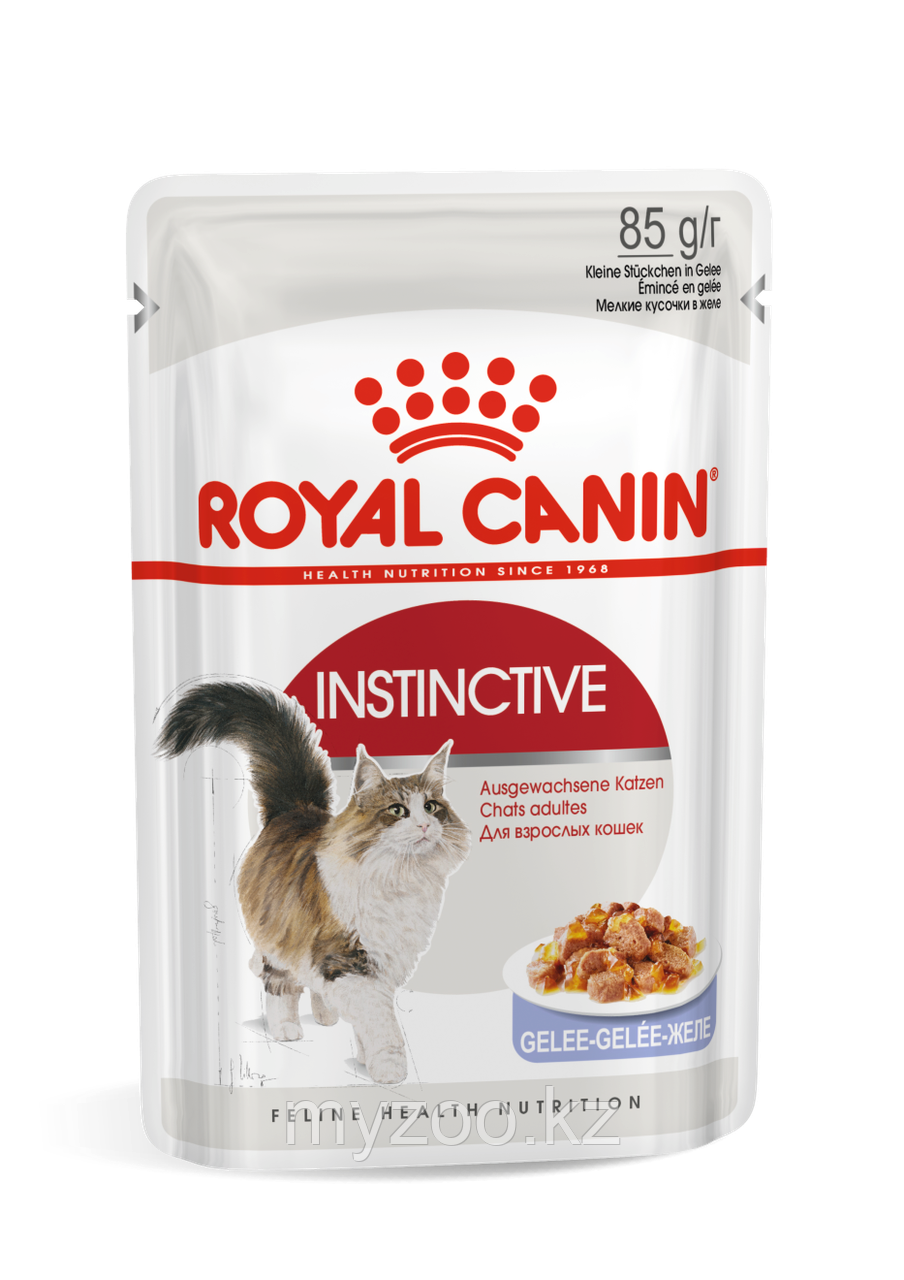 Royal Canin INSTINCTIVE кусочки для кошек в желе, 1*85гр - фото 1 - id-p69896600