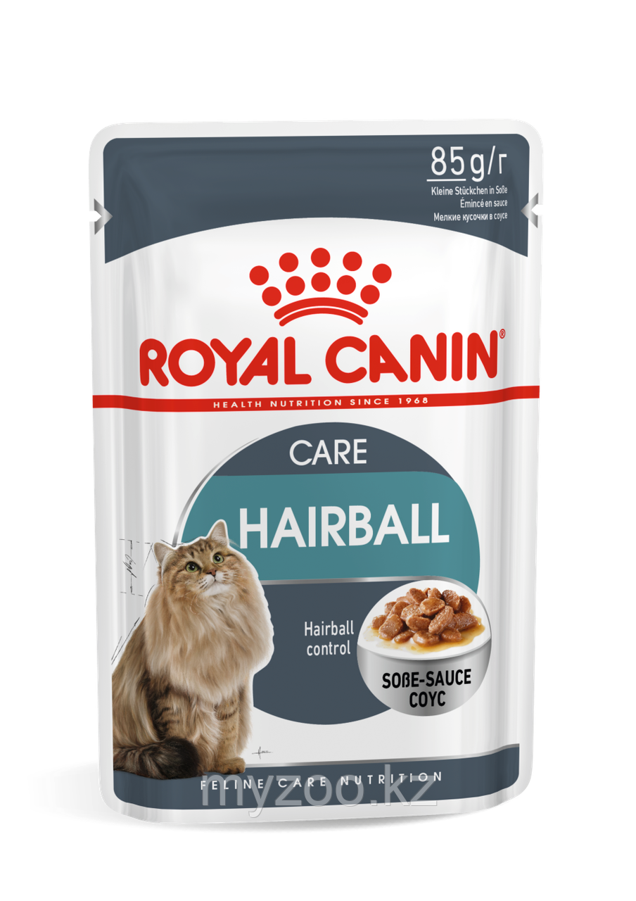 Влажный корм для выведения волосяных комочков у кошек Royal Canin HAIRBALL CARE 1*85G