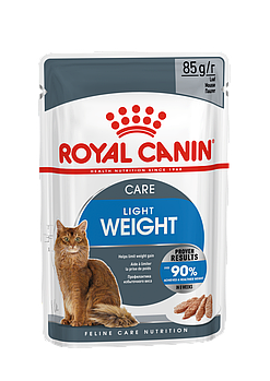 Влажный корм в желе для кошек Royal Canin  LIGHT WEIGHT IN JELLY 1*85G