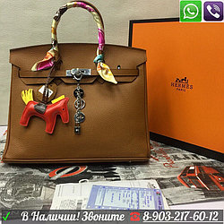 Сумка Hermes Birkin 35 Коричневая