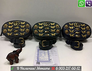 Animal Studs Сумка Gucci GG на пояс Gucci Marmont Гучи