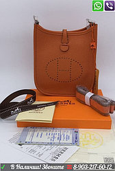 Сумка Hermes Evelyne  Клатч Гермес через плечо маленький