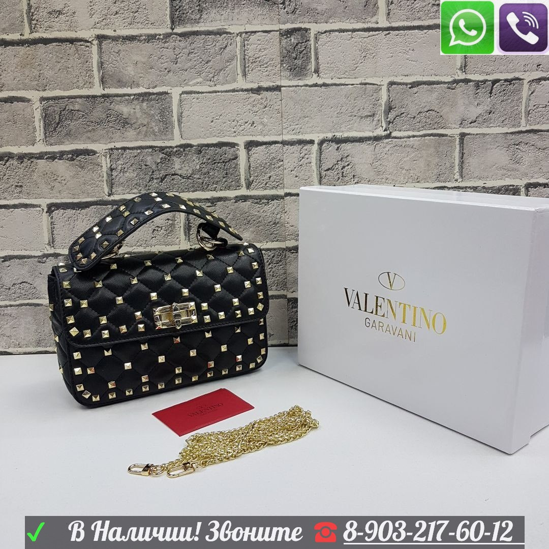 Valentino Rockstud 23 Сумка Spike Валентино Клатч - фото 1 - id-p99196049