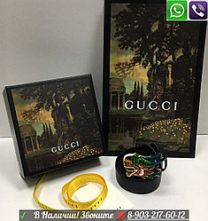 Ремень Gucci с драконом Gucci черный пояс