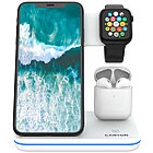 Зарядное устройство CANYON WS-302 3in1 Wireless charger, with touch button for Running water light
