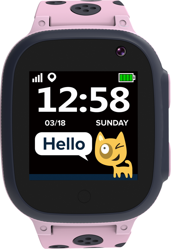 Детские часы Canyon, 1.44 inch colorful screen, GPS function, Nano SIM card, 32+32MB, GSM(850/900/1800/