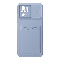 Чехол для телефона, X-Game, XG-S0716, для Redmi Note 10S, Синий, Card Holder, пол. пакет, фото 1