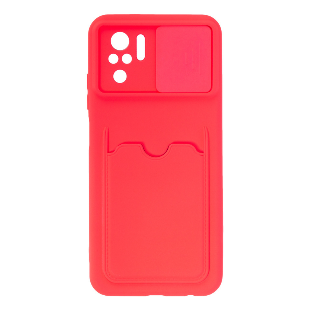 Чехол для телефона, X-Game, XG-S0721, для Redmi Note 10S, Розовый, Card Holder, пол. пакет