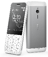 Мобильный телефон Nokia 230 DS RM-1172 белый/серый (A00026972)