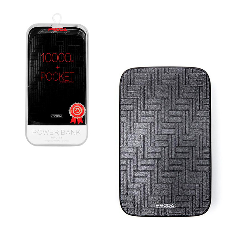 Power bank Proda PPL-23 SC-017 Pocket 10000mAh 2XUSB 24A Black