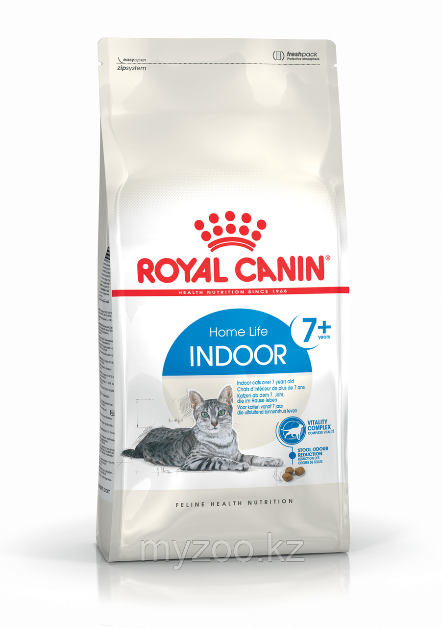Корм для стареющих кошек домашнего содержания Royal Canin INDOOR +7 0.4kg.