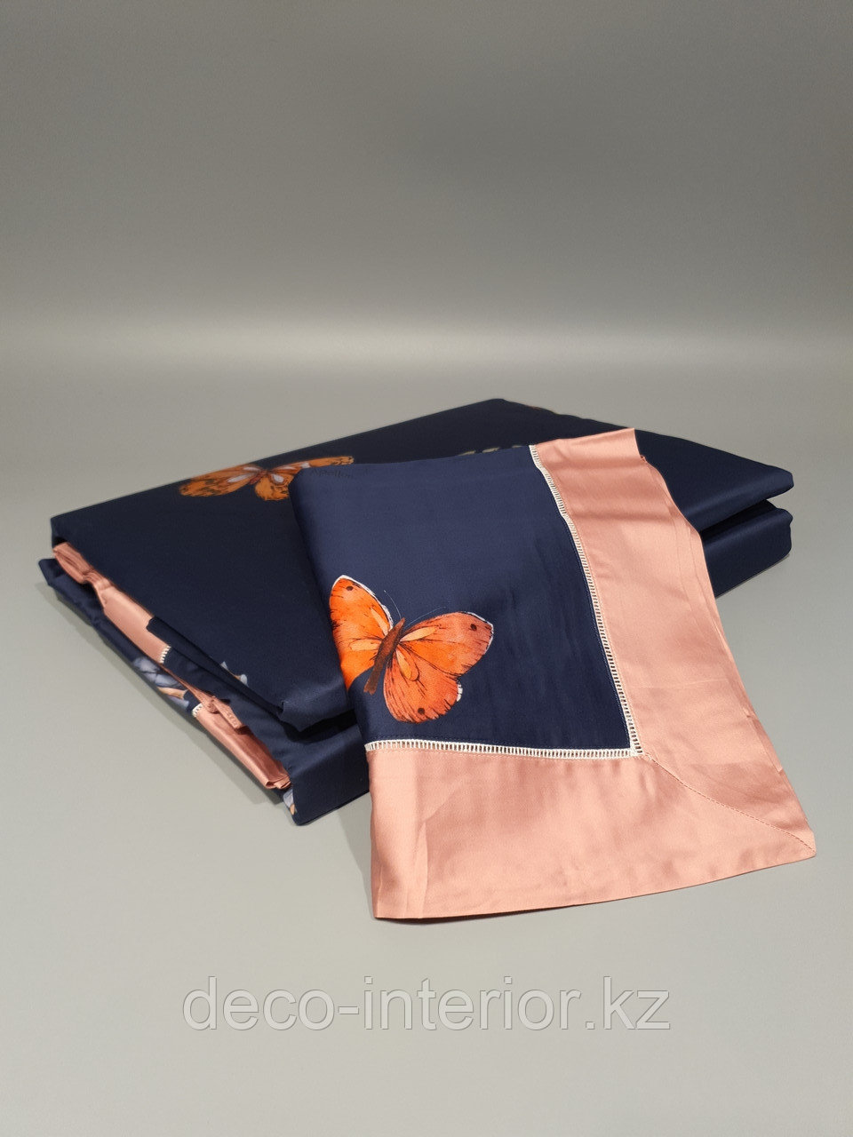 Комплект постельного белья двуспальный из египетского хлопка с бабочками - фото 3 - id-p90226469