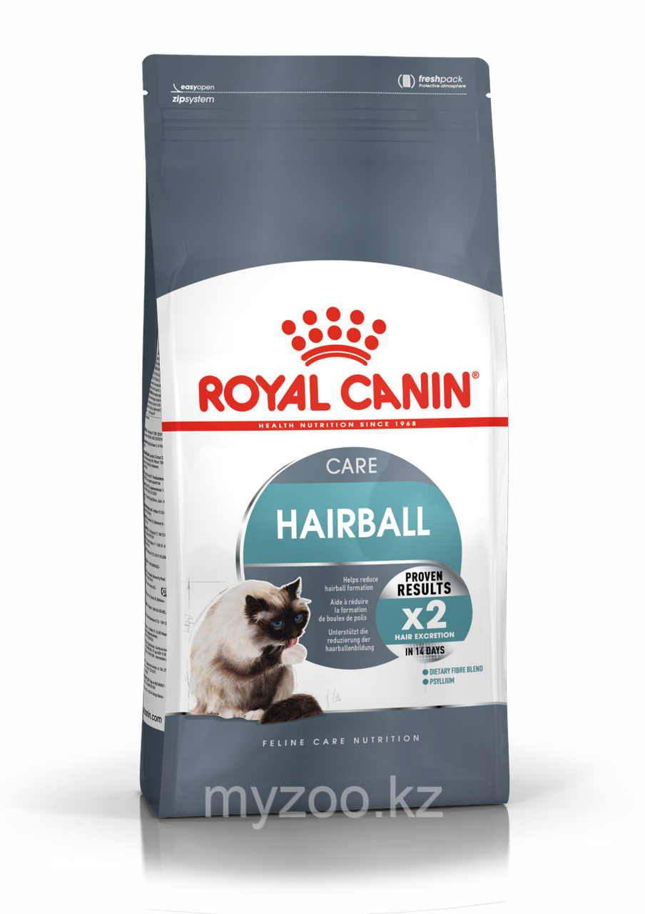 Корм для кошек профилактика вывода комочков Royal Canin HAIRBALL CARE 400g.
