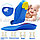 Стельки ортопедические детские для коррекции плоскостопия (27-32р.) синие, фото 9
