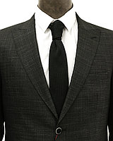 Мужской галстук «UM&H jrs19» черный (полиэстер), фото 1