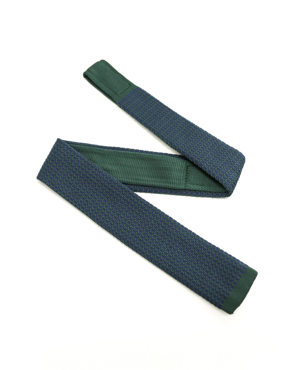 Мужской галстук «UM&H jrs14» синий (полиэстер) - фото 3 - id-p99358895