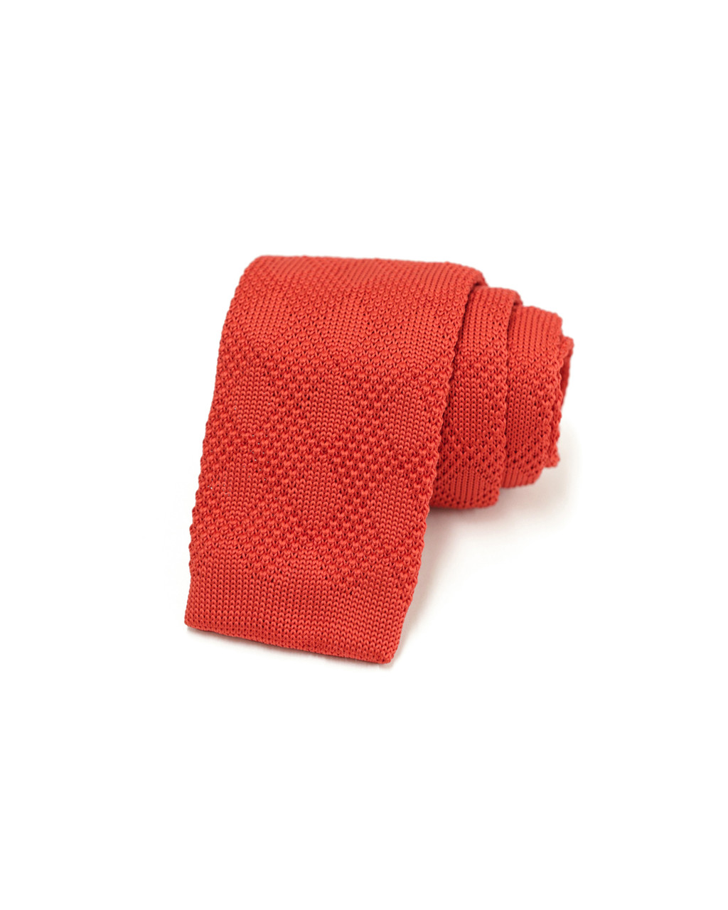 Мужской галстук «UM&H jrs11» красный (полиэстер) - фото 2 - id-p99358940
