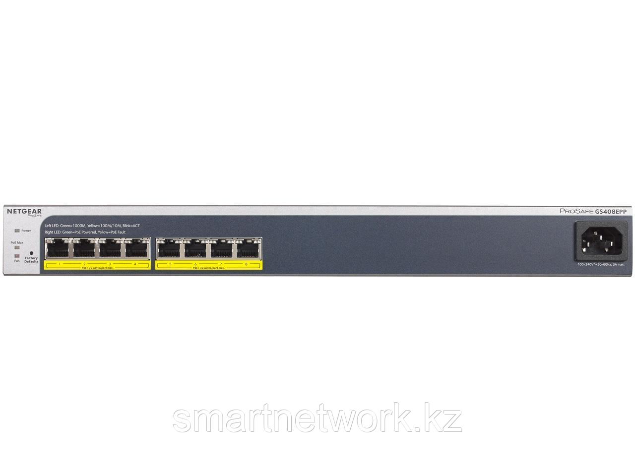 Смарт-коммутатор Netgear ProSafe GS408EPP - фото 1 - id-p99358960