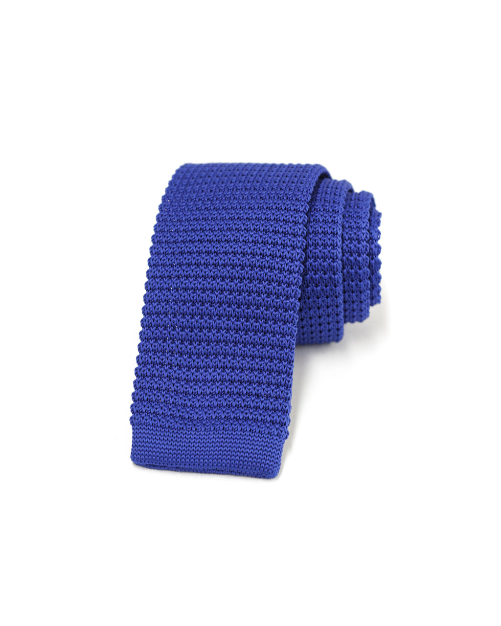 Мужской галстук «UM&H jrs10» синий (полиэстер) - фото 2 - id-p99358969