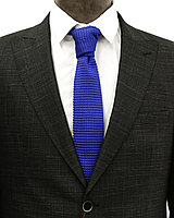 Мужской галстук «UM&H jrs10» синий (полиэстер), фото 1