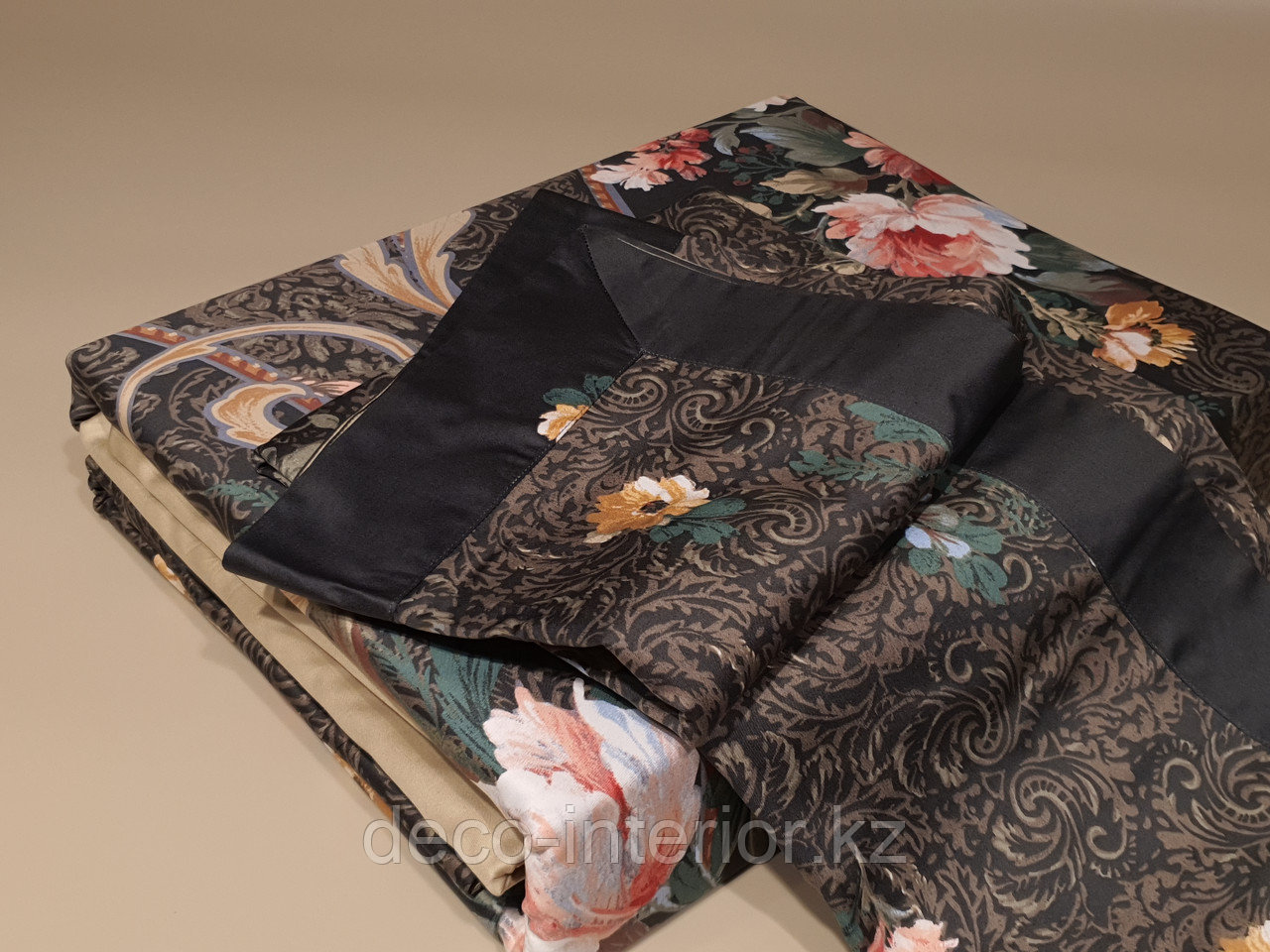 Комплект постельного белья из египетского хлопка c цветами - фото 4 - id-p94007732