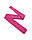 Мужской галстук «UM&H jrs3» розовый (полиэстер), фото 3